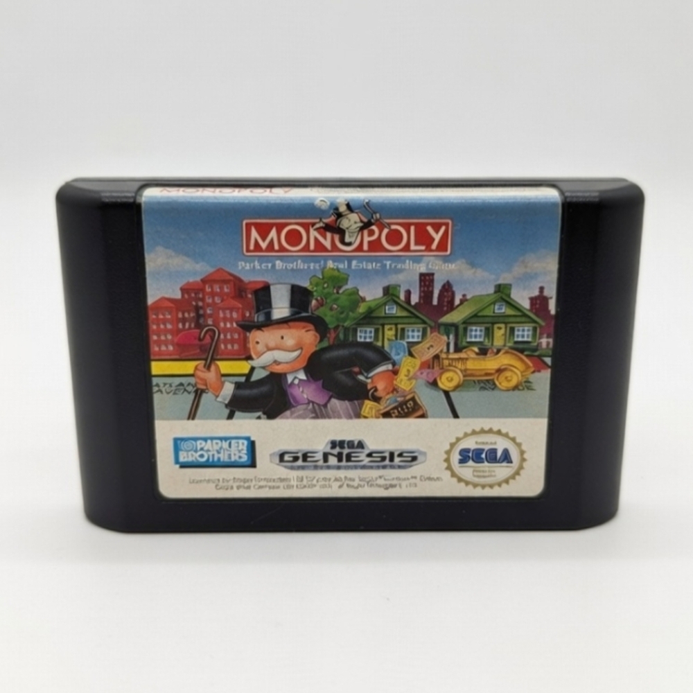 Monopoly 🔥 Sega Genesis 🕹 Vintage Video Game